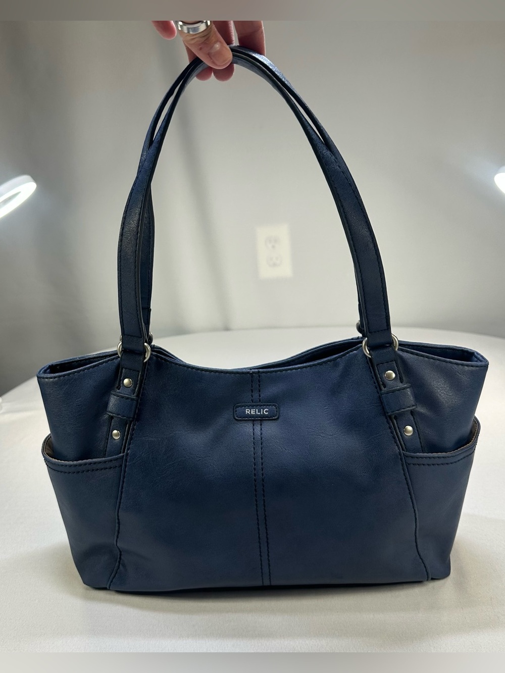 Relic Royal Blue Shoulder Bag Tote Purse Multi Compartment Functionality